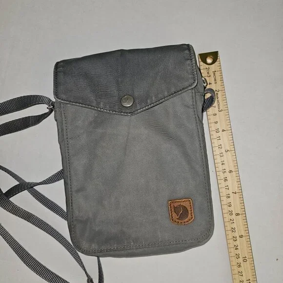 Fjallraven Pocket G-1000 Everyday Outdoor Travel Bag Purse Gray - Picture 14 of 14